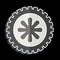 Icon Wheel. related to Car ,Automotive symbol. glossy style. simple design editable. simple illustration