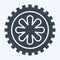 Icon Wheel. related to Car ,Automotive symbol. glyph style. simple design editable. simple illustration