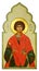 Icon on wood of the Saint Pantaleon (Panteleimon)