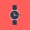 Icon wrist watch, illustration.