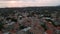 Iconic aerial scenery over the old historical town of Areopoli Lakonia, Greece