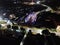 The iconic aerial view of Lotus Tower in Purwokerto City