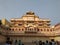 Iconic architecture of City Palace in pink city Jaipur.