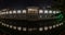 Iconic building of the central market in Ljubljana illuminated at night