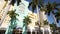 Iconic buildings in Miami Beach