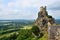 Iconic castle of Trosky in the Bohemian Paradise