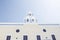 Iconic church with blue cupola