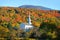 Iconic church in Stowe Vermont