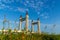 The iconic drawbridge located across the river in the Terengganu, Malaysia