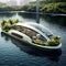 Iconic Eco-Friendly Water Cruiser in a Harmonious Coexistence of Technology and Nature