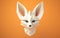 Iconic Fennec Fox in Minimalist 3D Design. Generative AI