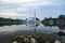 iconic floating mosque in Terengganu, Malaysia