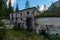 Iconic fortress Landro in the Dolomite Alps in South Tirol, an architectural remain of the border disputes between Austria and