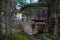 Iconic fortress Landro in the Dolomite Alps in South Tirol, an architectural remain of the border disputes between Austria and