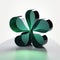 Iconic Four-Leaf Clover, A Symbol of Irish Luck and St. Patrick's Day - Generative AI