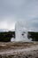 Iconic geyser in Yellowstone, the old Faitful