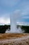 Iconic geyser in Yellowstone, the old Faitful