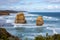 The iconic Gibson steps from the 12 Apostles lookout at Port Cam