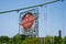 Iconic Grain Belt Beer sign in downtown Minneapolis, on the banks of the Mississippi River