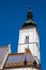 The iconic historical Church of Saint Mark in Zagreb