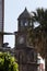 Iconic historical clock tower in Canakkale TURKEY