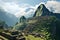 Iconic Incan ruins of Machu Picchu in Peru