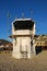 The iconic life guard tower aon the Main Beach of Laguna Beach, California.
