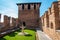 Iconic medieval Castelvecchio castle in Verona