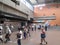 Iconic metro station in the city of Caracas, Metro de Caracas, Petare station, where you can see people in their facilities, Carac