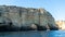 The iconic natural elephant Elefante arch of Praia da Marinha in Algarve, Portugal