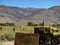 Iconic Owens Valley, California rural landscape