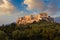 Iconic Parthenon Temple at the Acropolis of Athens, Greece