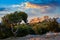 Iconic Parthenon Temple at the Acropolis of Athens, Greece