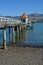 Iconic Pier Jetty in Akaroa, New Zealand