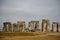 Iconic prehistoric monument Stonehenge in Salisbury Plain, UK, a wonder of the ancient world