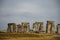 Iconic prehistoric monument Stonehenge in Salisbury Plain, UK, a wonder of the ancient world