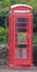 Iconic red phone box defibrillator 03-05-2929