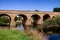 The iconic Richmond Bridge on bright sunny Day. Tasmania, Australia