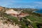 The iconic rock formations and boardwalk at Sugarloaf rock Hallett Cove South Australia on 19th June 2019