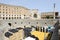 The iconic roman amphitheatre in Sant\'Oronzo square on Lecce