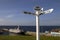 The iconic signpost at John O`Groats in the Scottish Highlands