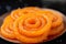 Iconic sweetness Indian Jalebi, a treat with a unique spiral