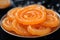 Iconic sweetness Indian Jalebi, a treat with a unique spiral