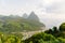 Iconic view of Piton mountains