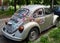 Iconic and vintage car VW Beetle that has passed all over the world spends the last days abandoned.