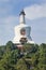 Iconic white Stupa at green Beihai Park, Beijing, China