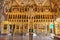 The iconostasis in the interior of the church of St. Sergius, Trinity-Sergius Lavra, Sergiev Posad