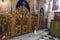 Iconostasis separates nave from apse in Savina Orthodox monastery