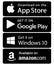 Icons app store google play windows amazon