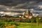 The icons of the Brno city`s ancient churches, castles Spilberk. Czech Republic- Europe. HDR - photo.